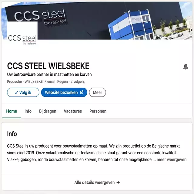CCS steel Linkedin